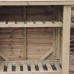 Heavy Duty 4x 4 Log Store with Kindling Shelf